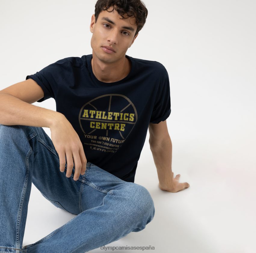 ropa OLYMP casual modern fit, camiseta, marino 8N2F2013