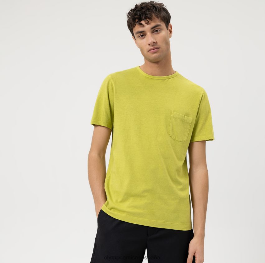 ropa OLYMP corte moderno e informal, camiseta, verde 8N2F2026