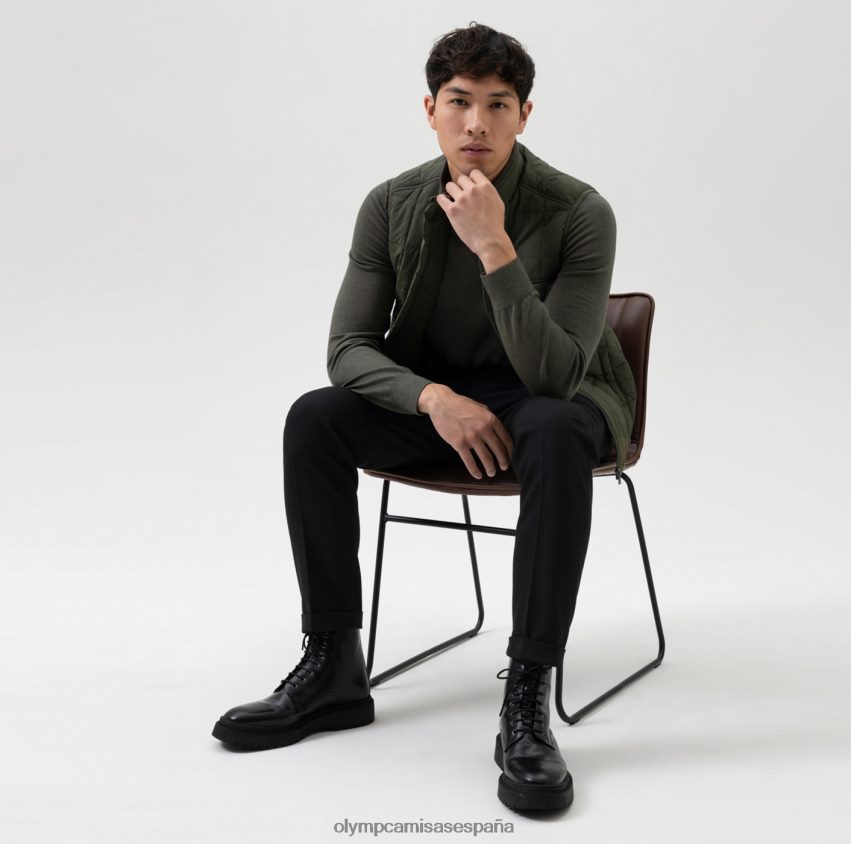 ropa OLYMP sudadera modern fit, chaleco, oliva 8N2F2189