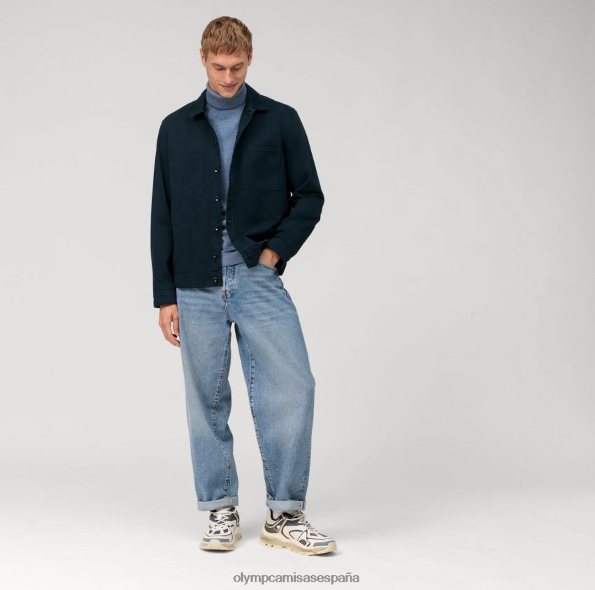 ropa OLYMP Jersey casual de punto, azul humo. 8N2F1886