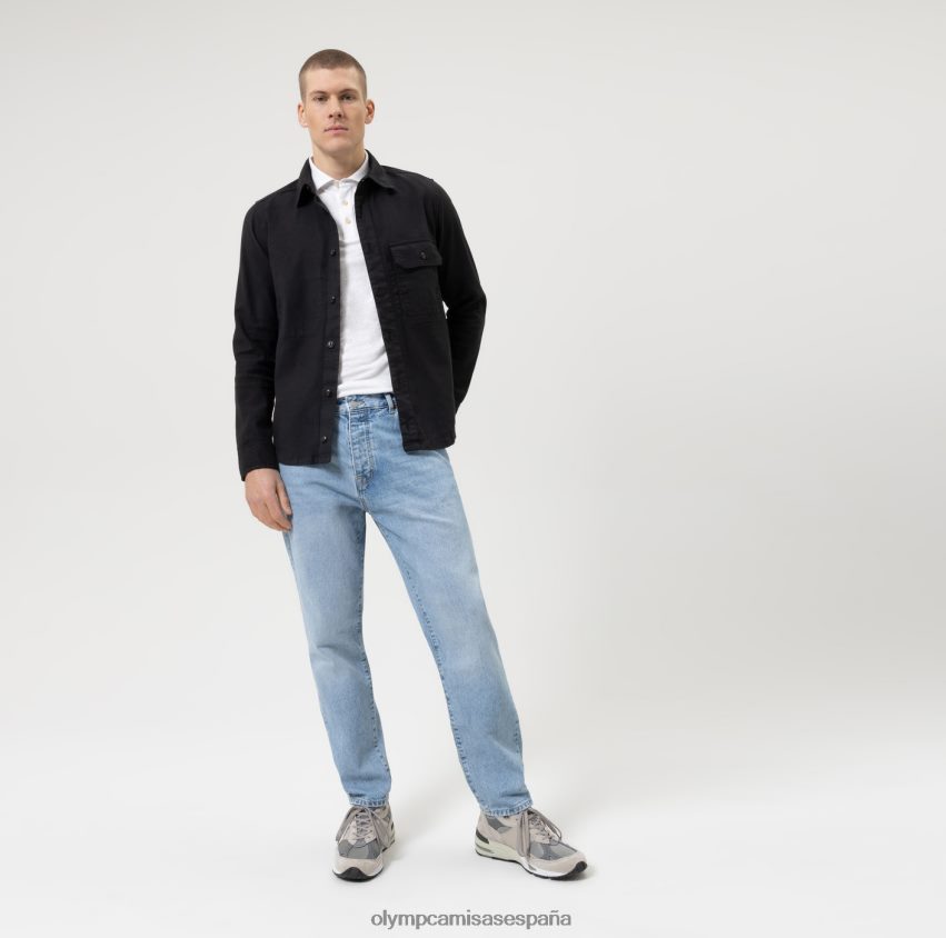 ropa OLYMP ajuste casual del cuerpo del nivel cinco, polo, blanquecino 8N2F2148