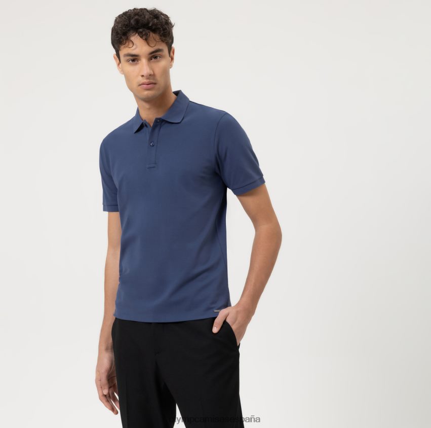 ropa OLYMP ajuste casual del cuerpo del nivel cinco, polo, índigo 8N2F2158