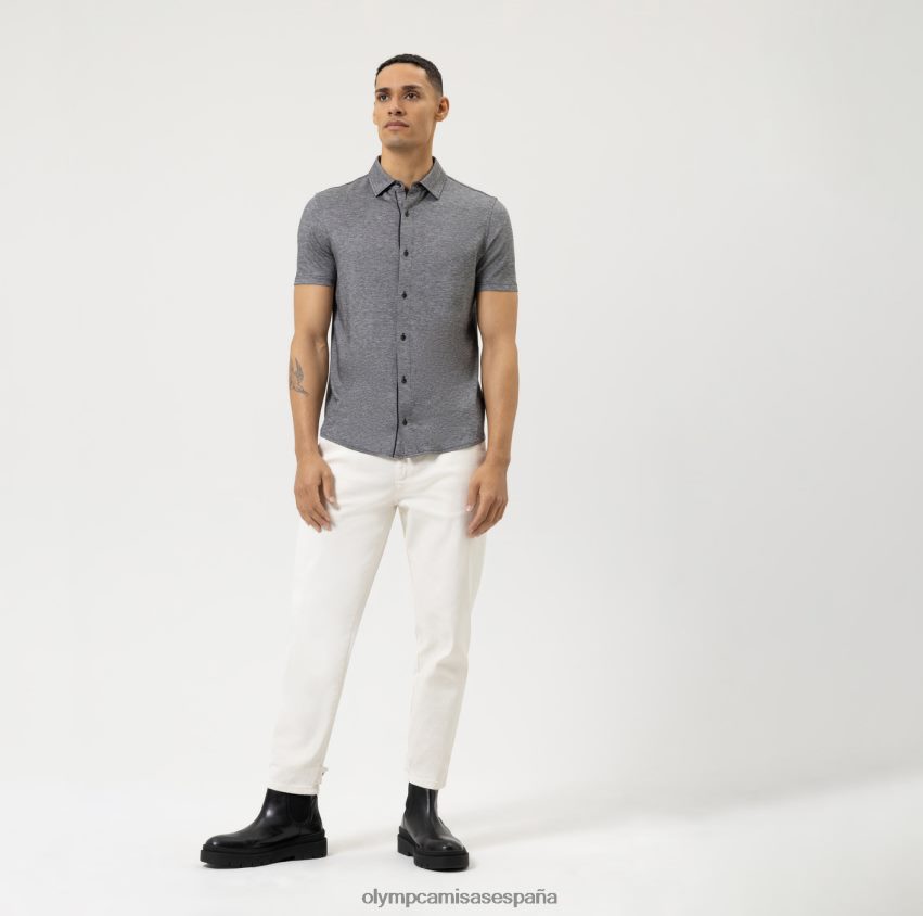 ropa OLYMP ajuste casual del cuerpo del nivel cinco, polo, negro 8N2F2081