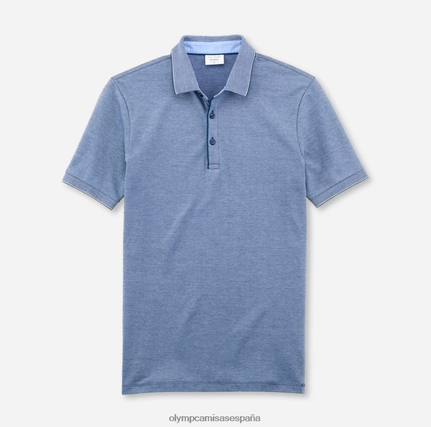 ropa OLYMP ajuste corporal casual nivel cinco, polo, azul medianoche 8N2F2165
