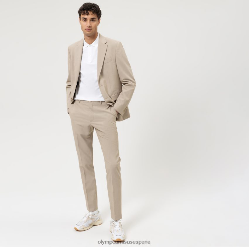 ropa OLYMP ajuste corporal casual nivel cinco, polo, blanco 8N2F2166