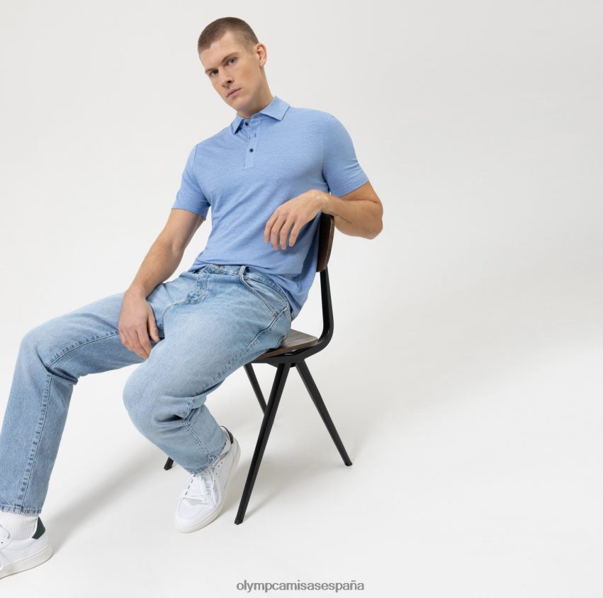 ropa OLYMP ajuste corporal casual nivel cinco, polo, ozono 8N2F2159