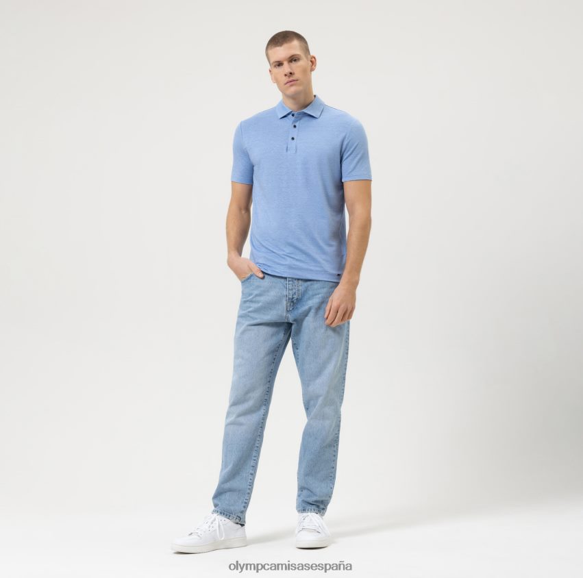 ropa OLYMP ajuste corporal casual nivel cinco, polo, ozono 8N2F2159