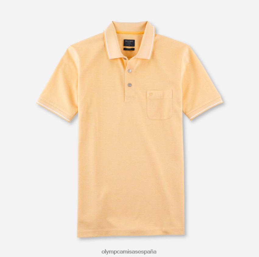 ropa OLYMP ajuste moderno casual, polo, amarillo 8N2F2179