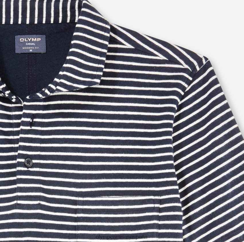 ropa OLYMP ajuste moderno casual, polo, marino 8N2F2072