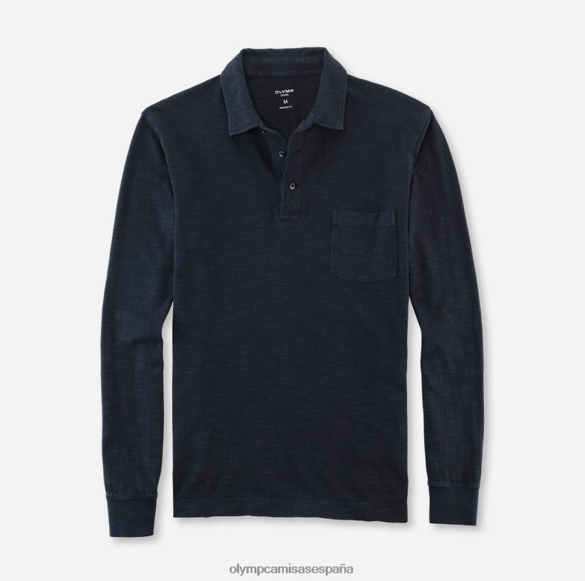 ropa OLYMP ajuste moderno casual, polo, marino 8N2F2122