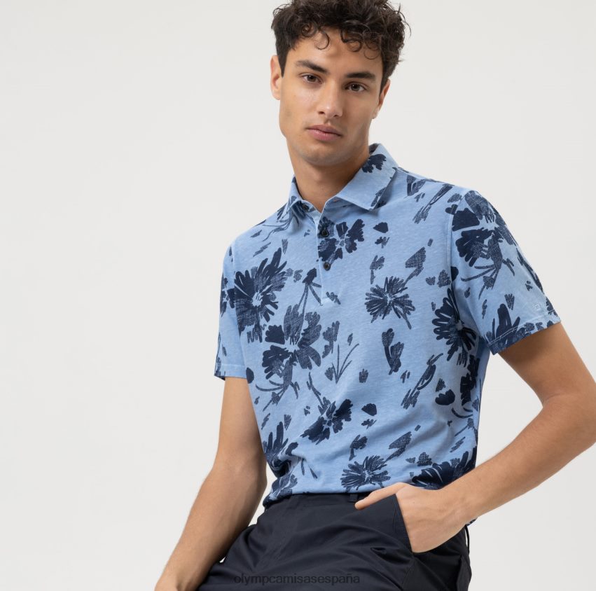 ropa OLYMP ajuste moderno casual, polo, marino 8N2F2146