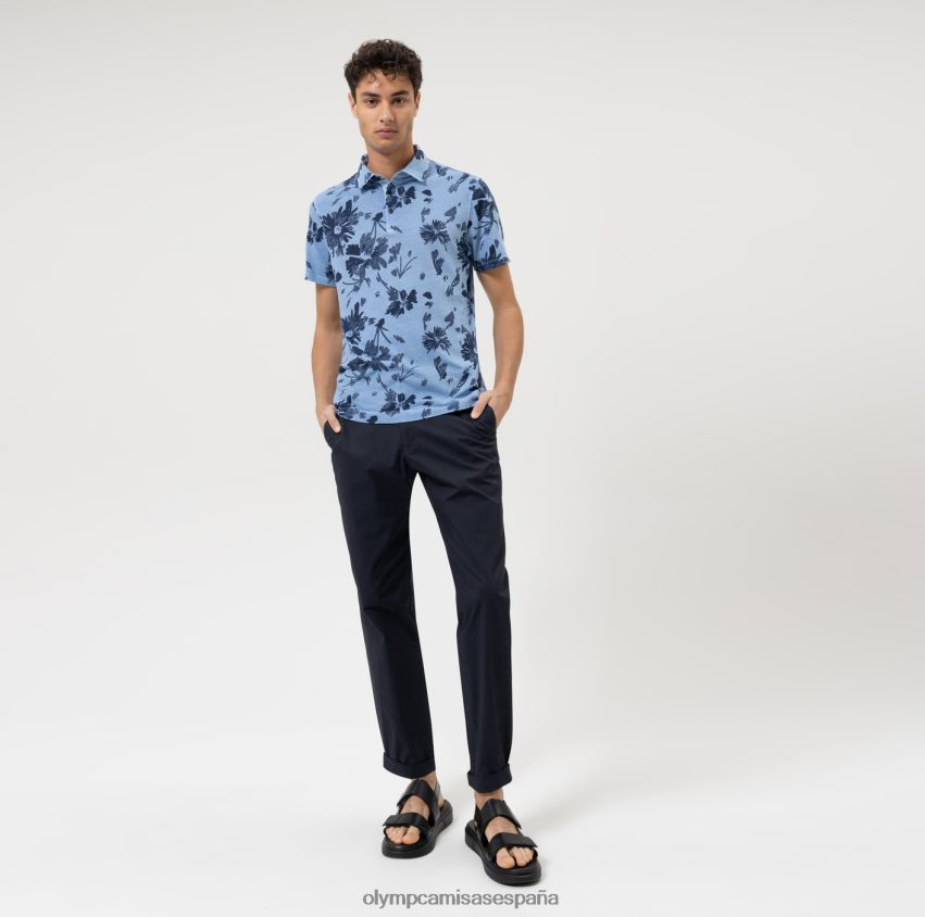 ropa OLYMP ajuste moderno casual, polo, marino 8N2F2146