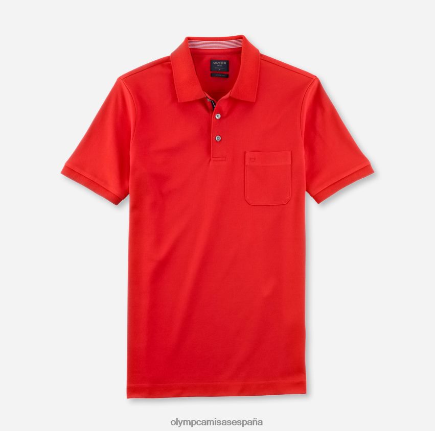 ropa OLYMP ajuste moderno casual, polo, óxido 8N2F2147