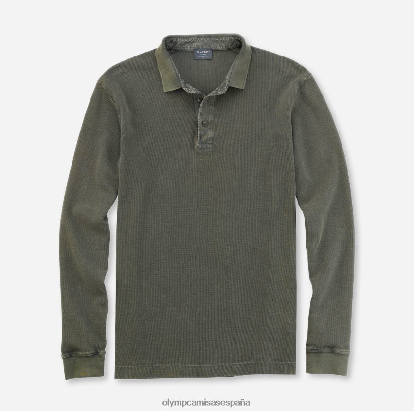ropa OLYMP corte moderno casual, polo, verde oscuro 8N2F2183