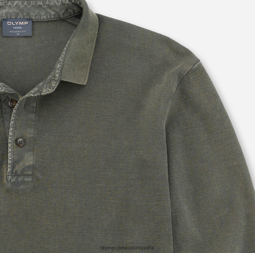 ropa OLYMP corte moderno casual, polo, verde oscuro 8N2F2183