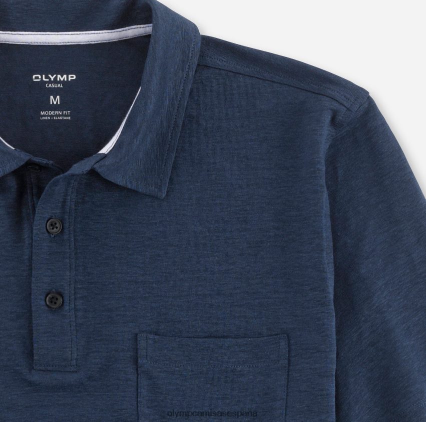 ropa OLYMP corte moderno e informal, polo, azul humo 8N2F2091