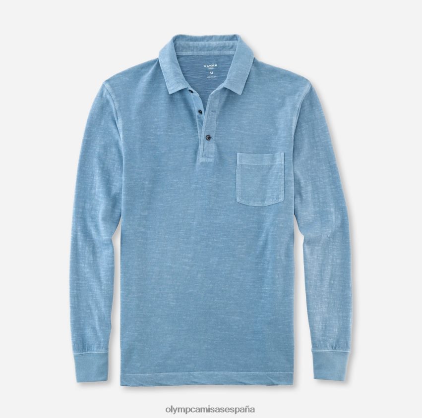 ropa OLYMP corte moderno e informal, polo, azul humo 8N2F2132