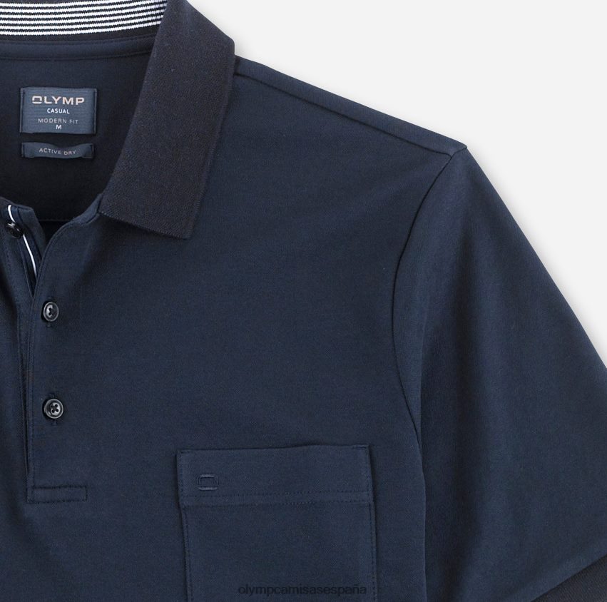 ropa OLYMP corte moderno e informal, polo, azul medianoche 8N2F2070