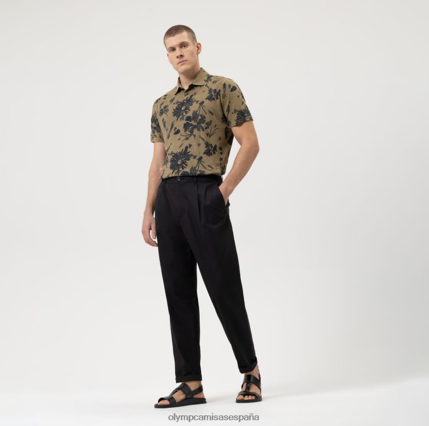 ropa OLYMP corte moderno e informal, polo, caqui 8N2F2088
