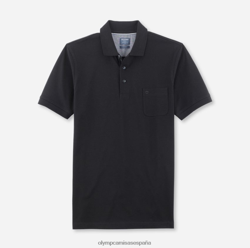 ropa OLYMP corte moderno e informal, polo, negro 8N2F2067