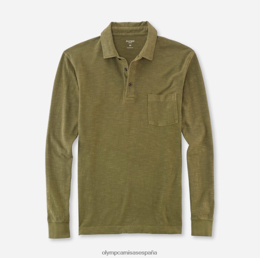 ropa OLYMP corte moderno e informal, polo, verde oliva 8N2F2137