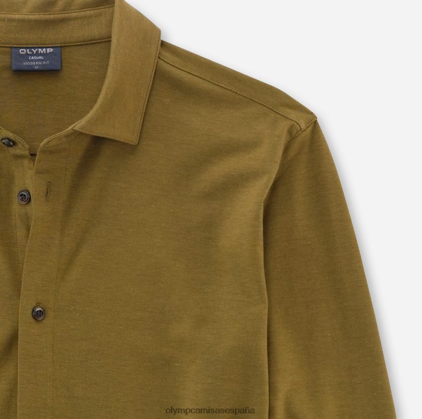 ropa OLYMP corte moderno e informal, polo, verde oliva 8N2F2141