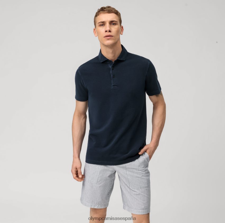 ropa OLYMP nivel cinco casual body fit, polo, marino 8N2F2163