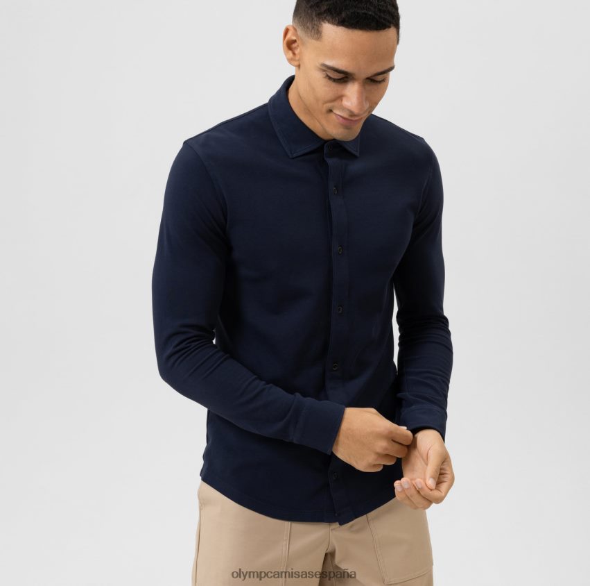 ropa OLYMP nivel cinco casual body fit, polo, marino 8N2F2174