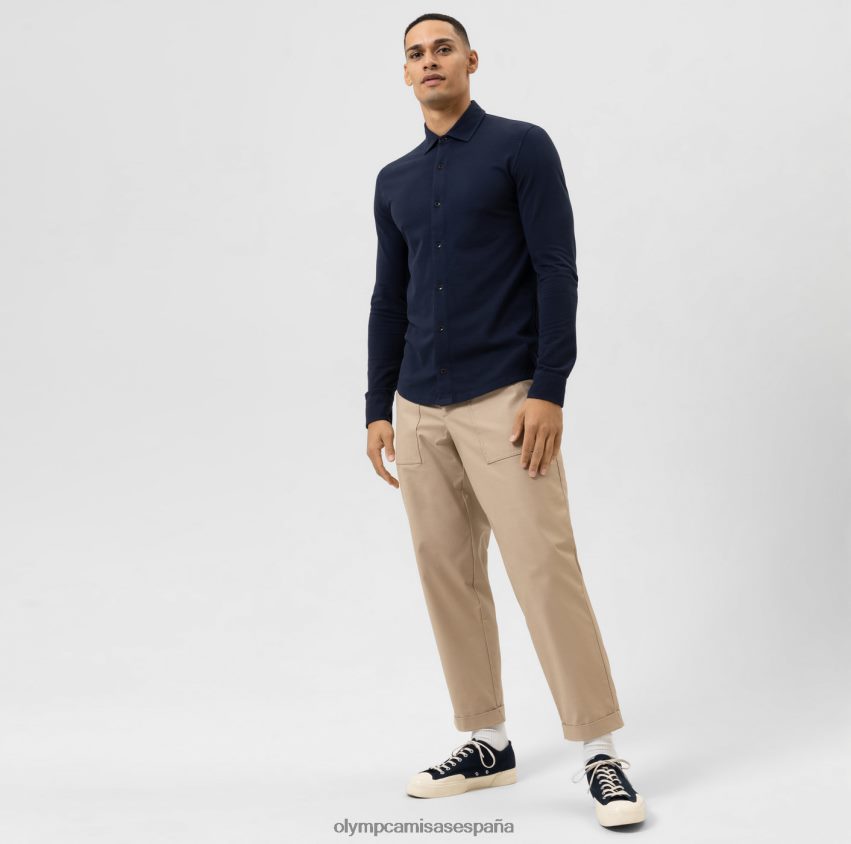 ropa OLYMP nivel cinco casual body fit, polo, marino 8N2F2174