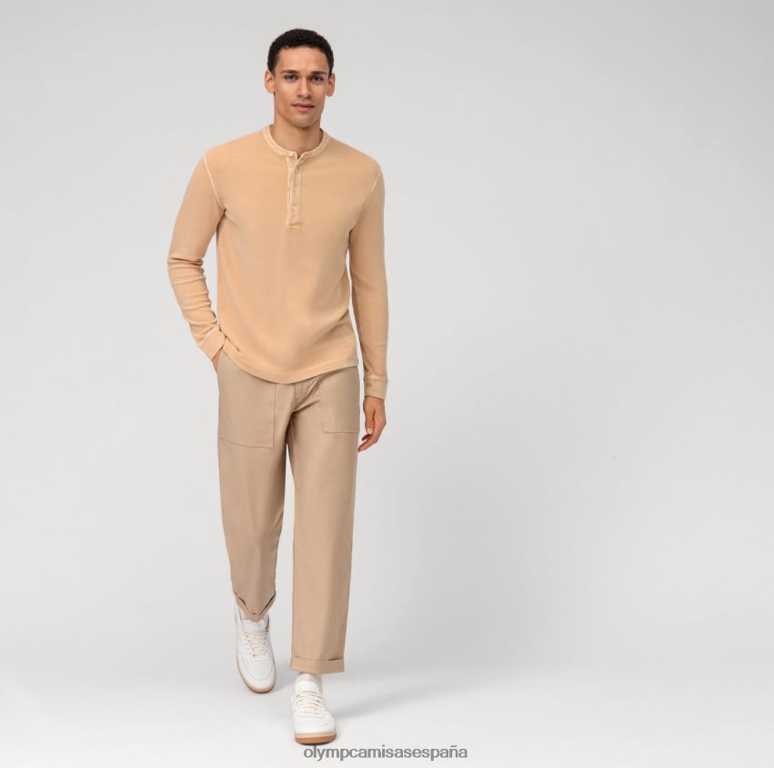 ropa OLYMP polo casual de punto de manga larga, natural 8N2F2117