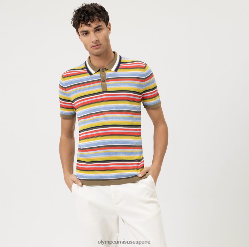 ropa OLYMP prendas de punto modern fit, polo, verde lima 8N2F2084