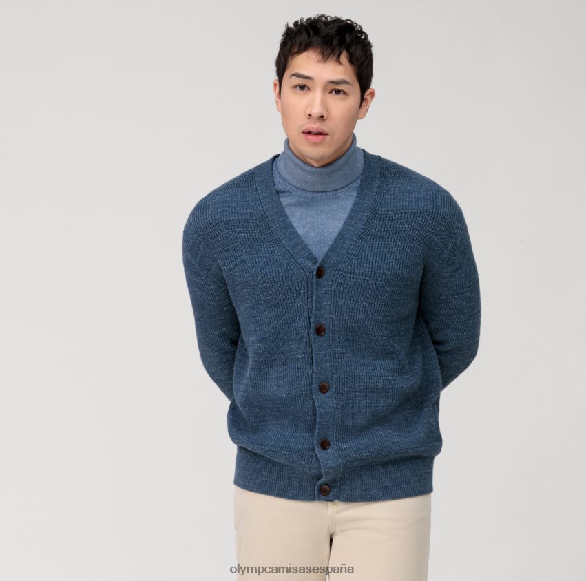 ropa OLYMP cárdigan de punto casual, azul humo 8N2F1934