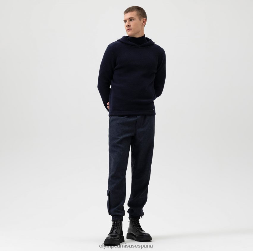 ropa OLYMP Body Fit de punto de nivel cinco, jersey, marino 8N2F1870