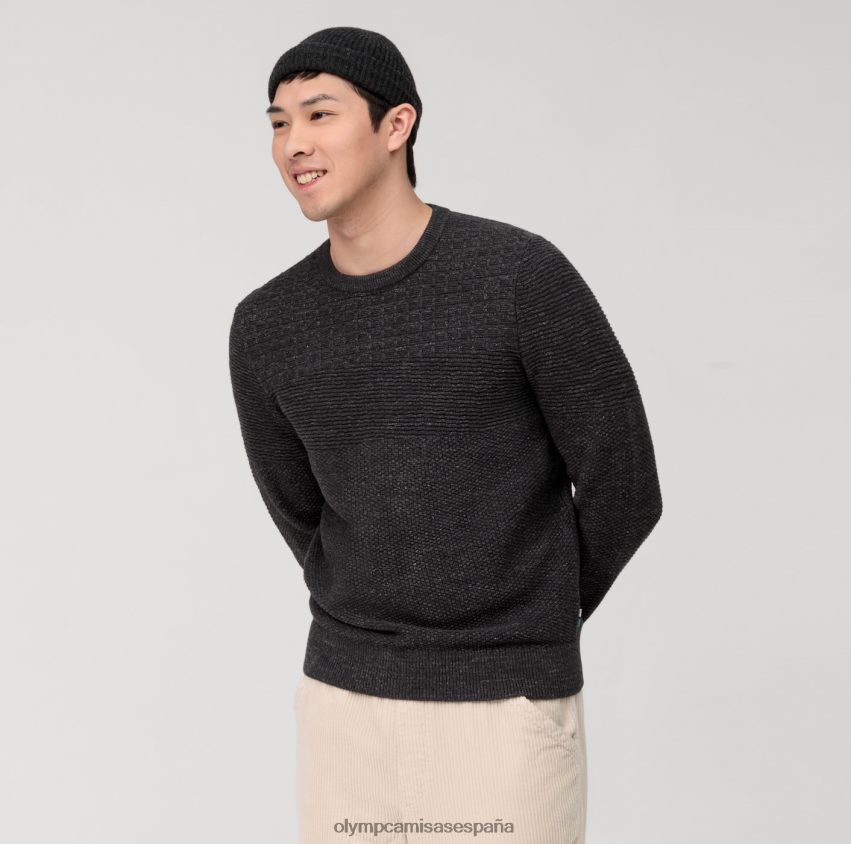 ropa OLYMP Jersey informal de punto, antracita. 8N2F1820