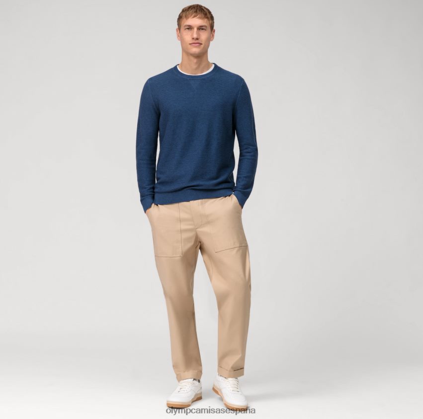 ropa OLYMP jersey de punto casual, azul 8N2F1810