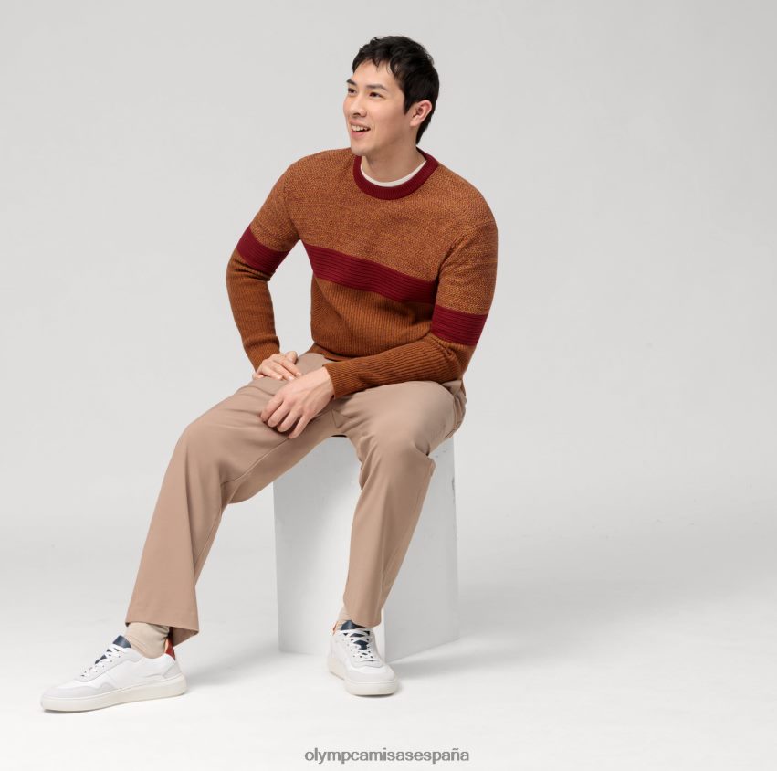 ropa OLYMP jersey de punto casual, barolo 8N2F1771