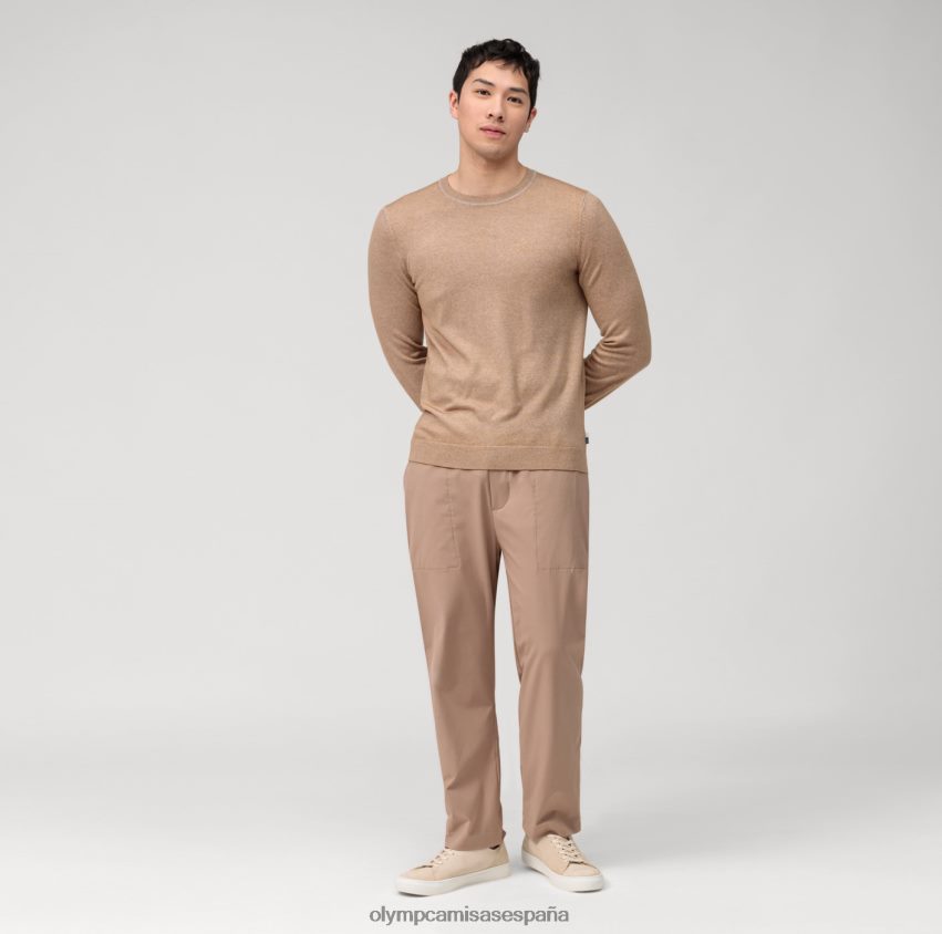 ropa OLYMP jersey de punto casual, beige 8N2F1772