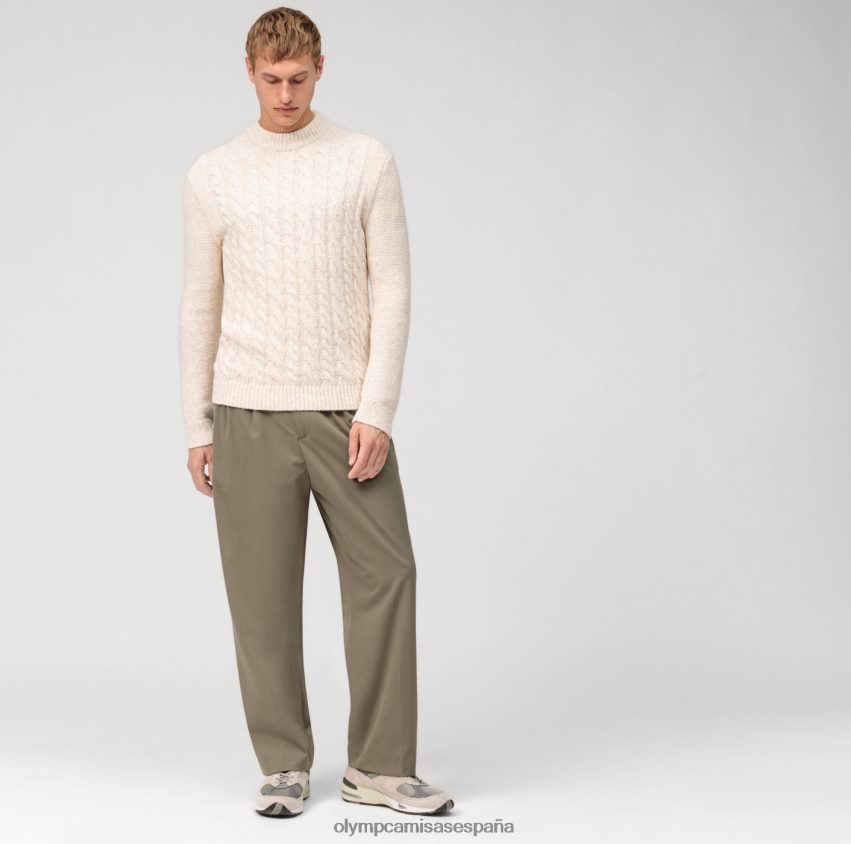 ropa OLYMP jersey de punto casual, blanco roto 8N2F1770