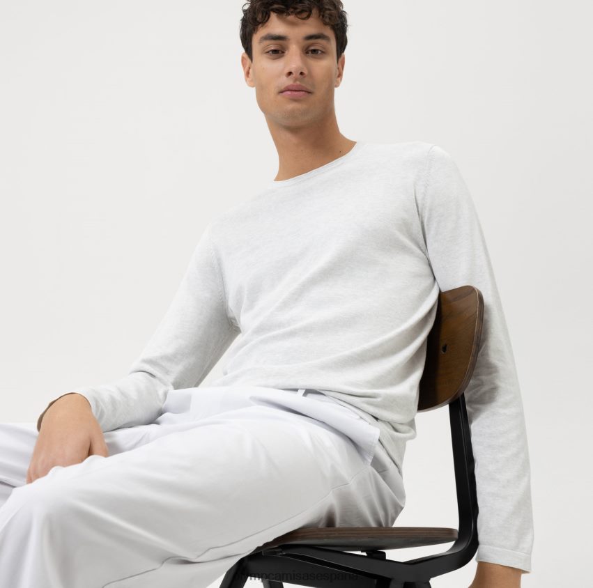 ropa OLYMP jersey de punto casual, blanco roto 8N2F1836