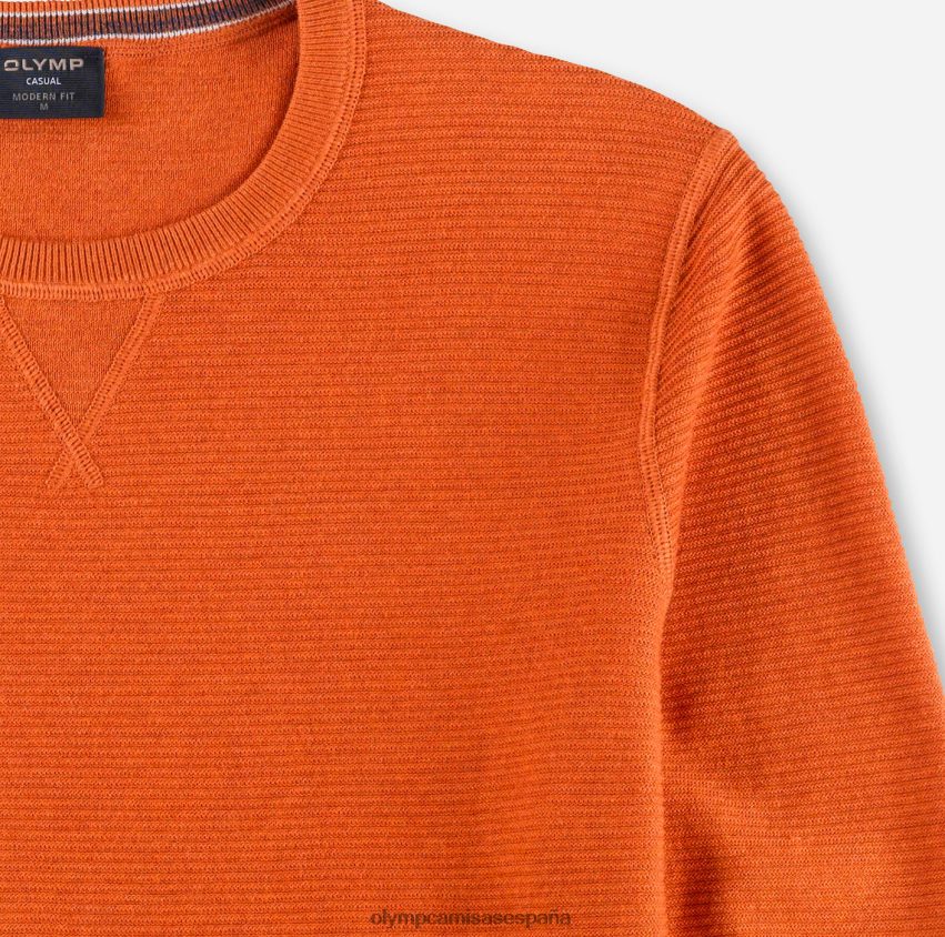 ropa OLYMP jersey de punto casual, mandarina 8N2F1780