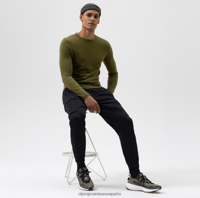 ropa OLYMP jersey de punto casual, oliva 8N2F1876