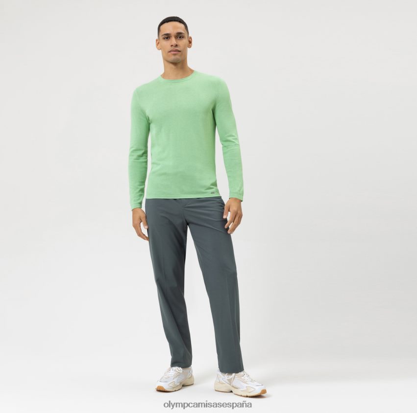 ropa OLYMP jersey de punto casual, verde claro 8N2F1839