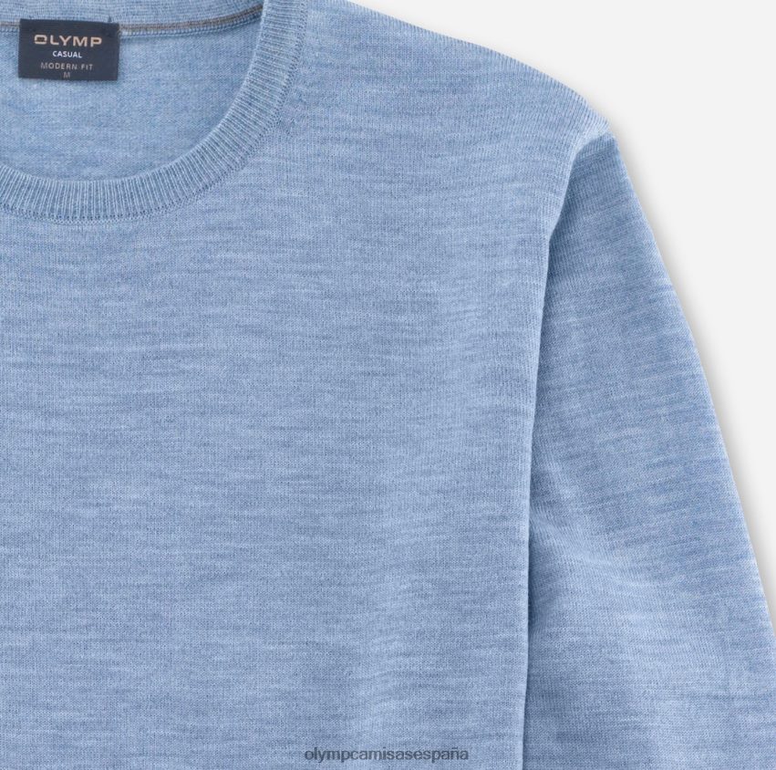 ropa OLYMP jersey de punto informal, azul 8N2F1809
