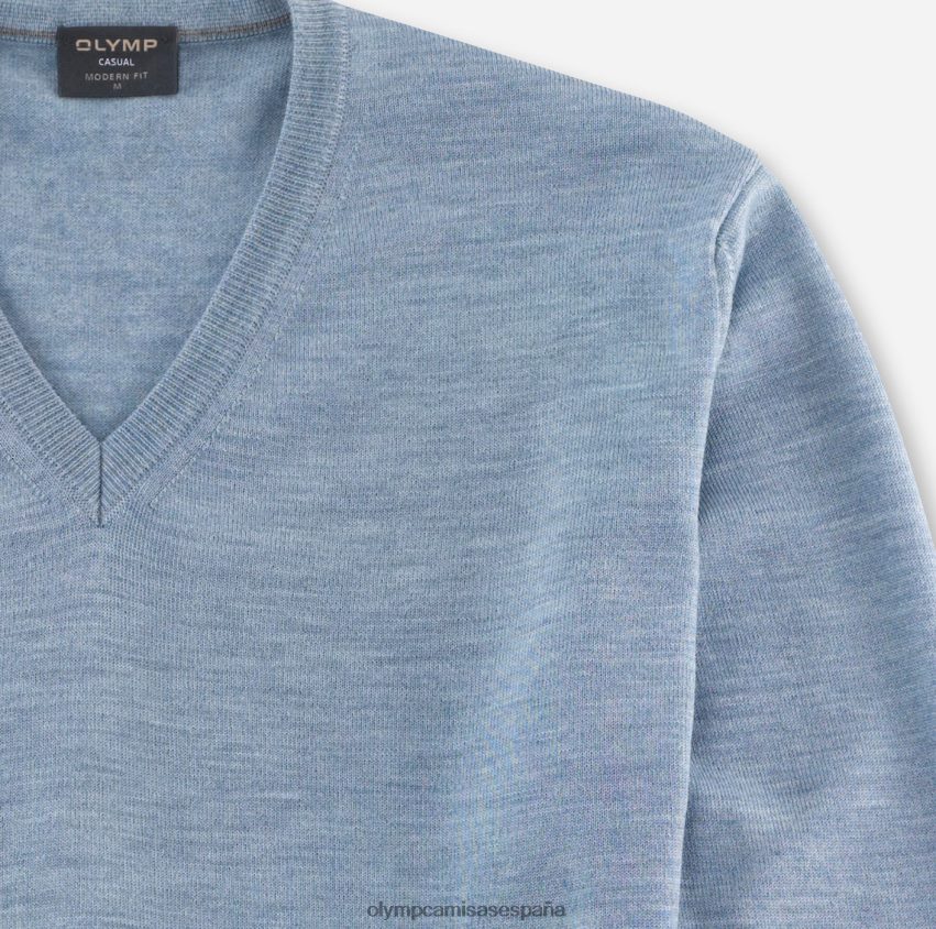 ropa OLYMP jersey de punto informal, azul 8N2F1824
