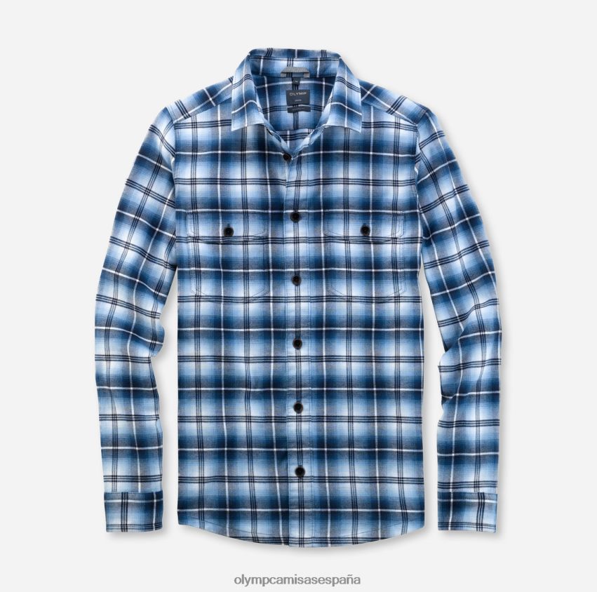 ropa OLYMP sobrecamisa casual, camisa casual, kent, marino 8N2F1975