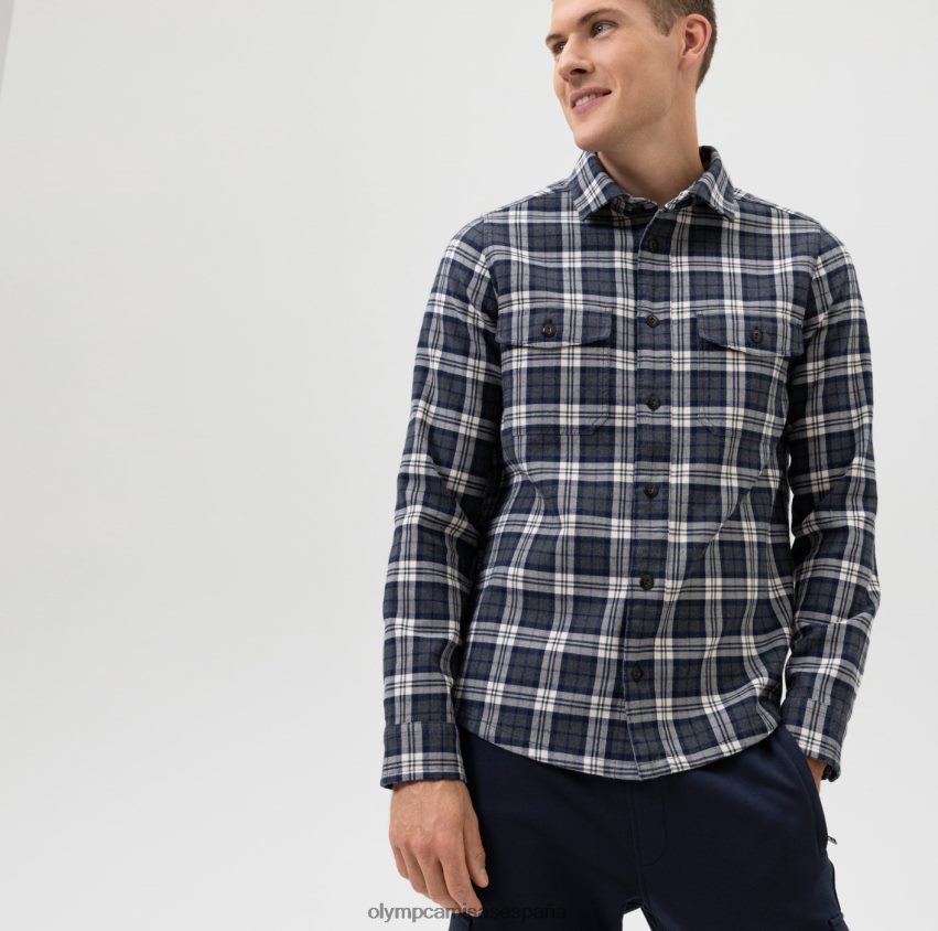 ropa OLYMP sobrecamisa casual elegante nivel cinco, camisa casual, kent, marine 8N2F1954