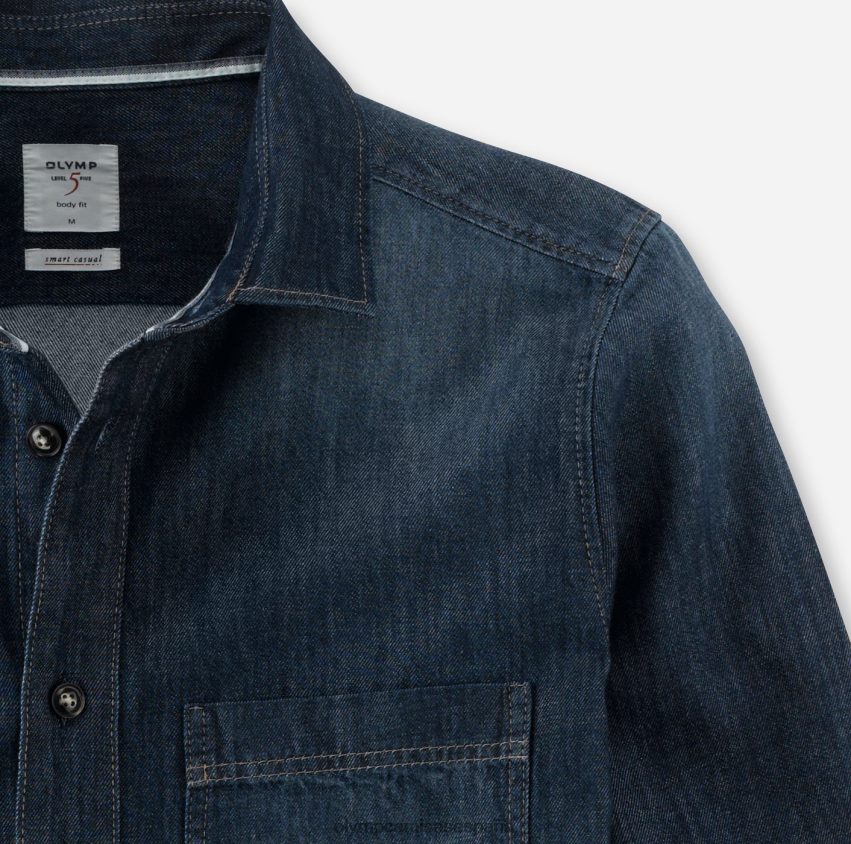 ropa OLYMP sobrecamisa casual elegante nivel cinco, camisa casual, kent, marine 8N2F1983