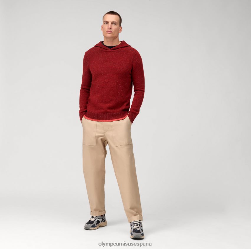 ropa OLYMP sudadera casual de punto, burdeos 8N2F1912