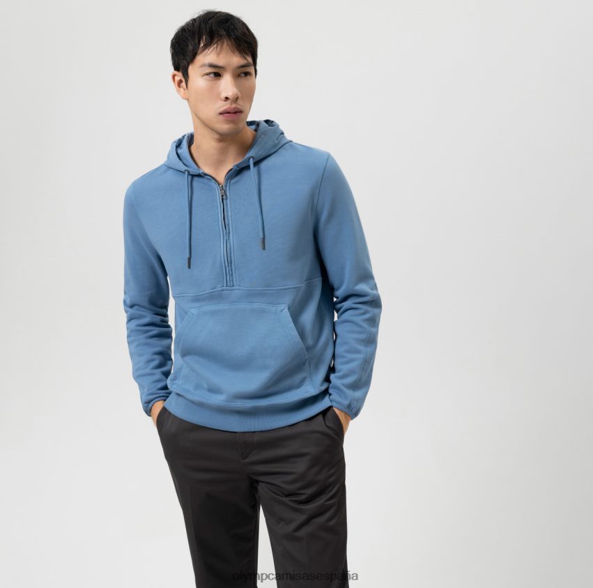 ropa OLYMP sudadera modern fit, sudadera, azul humo 8N2F1920